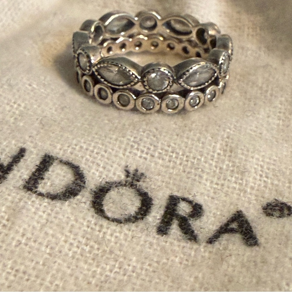 Pandora Alluring Brilliant Marquise Stackable Rings